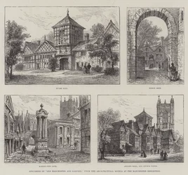 Specimens of Old Manchester and Salford, from the Architectural Models at the Manchester Exhibition